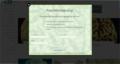 Desktop Screenshot of 420insight.com
