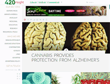 Tablet Screenshot of 420insight.com